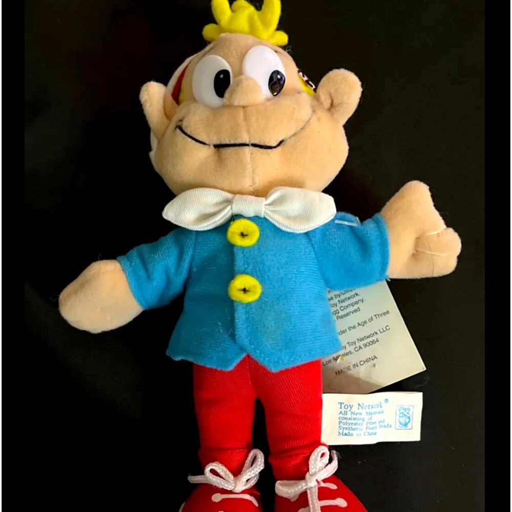 Vintage 2002 Rise Krispies Plush Toy With Tags